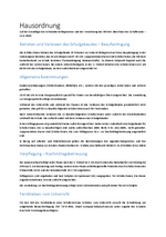 Hausordnung